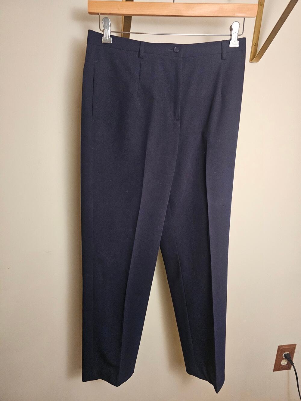 Pendleton Navy Blue Ladies Slacks 11" Rise